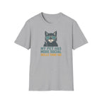 Cat T-Shirt — “My Pet Has More Social Skills Than I Do” Funny Cat Graphic Tee