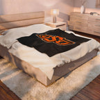 OSU Velveteen Plush Blanket — Cozy Oklahoma State Logo Throw