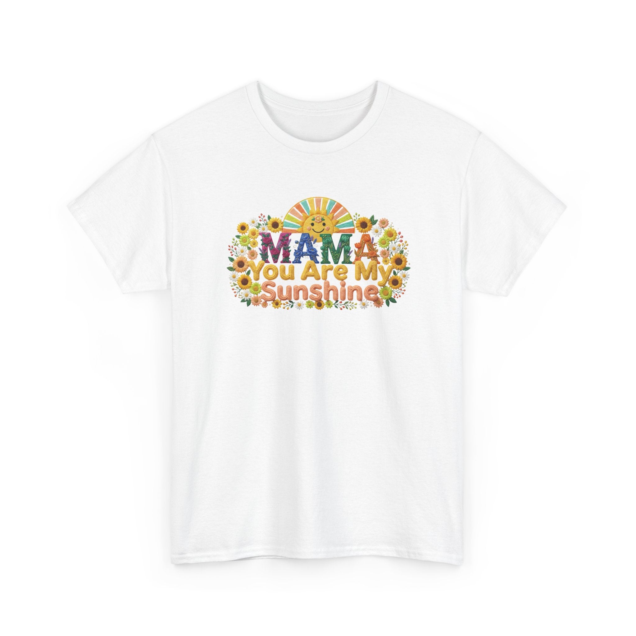 Mama You Are My Sunshine T-Shirt — Floral Retro Mother's Day Tee