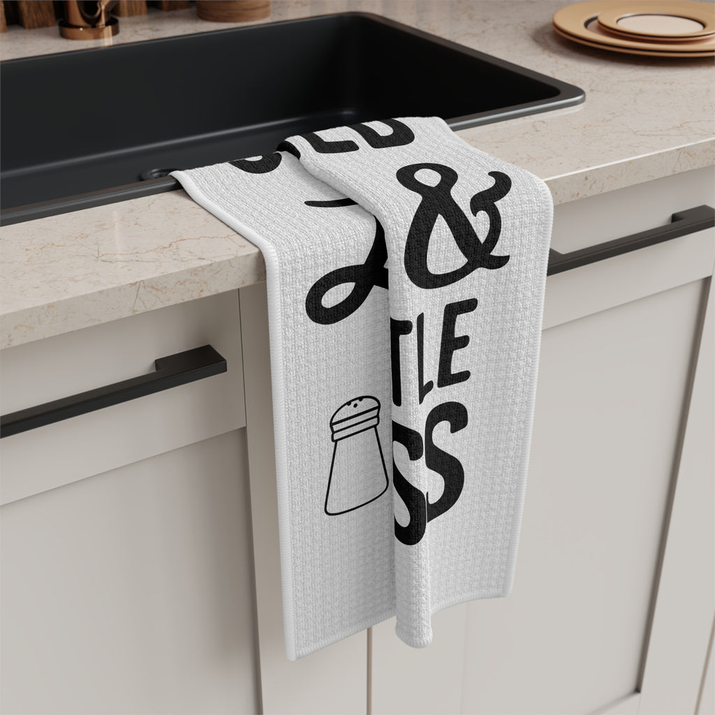 Seasoned With Love & A Little Sass Microfiber Tea Towel