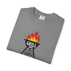 Grill and Chill T-Shirt — BBQ Graphic Tee for Grill Lovers