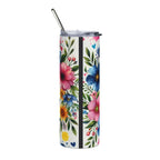 Best Mom Ever Stainless Steel Tumbler - 20oz Floral Travel Cup