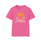 Dog Therapist T-Shirt — "My Dog Is My Therapist" Pet Lover Tee