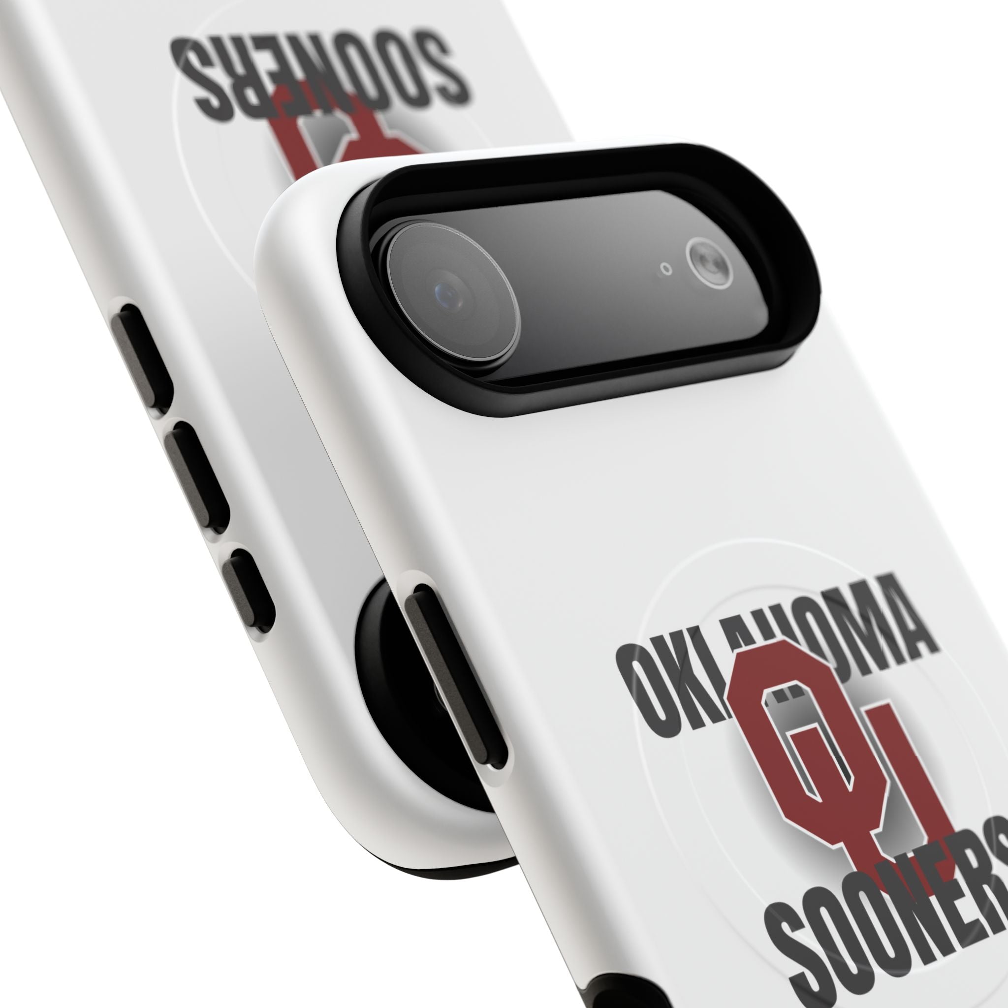 Oklahoma Sooners Tough Magnetic Phone Case — Durable Magnetic Snap-On College iPhone Cover