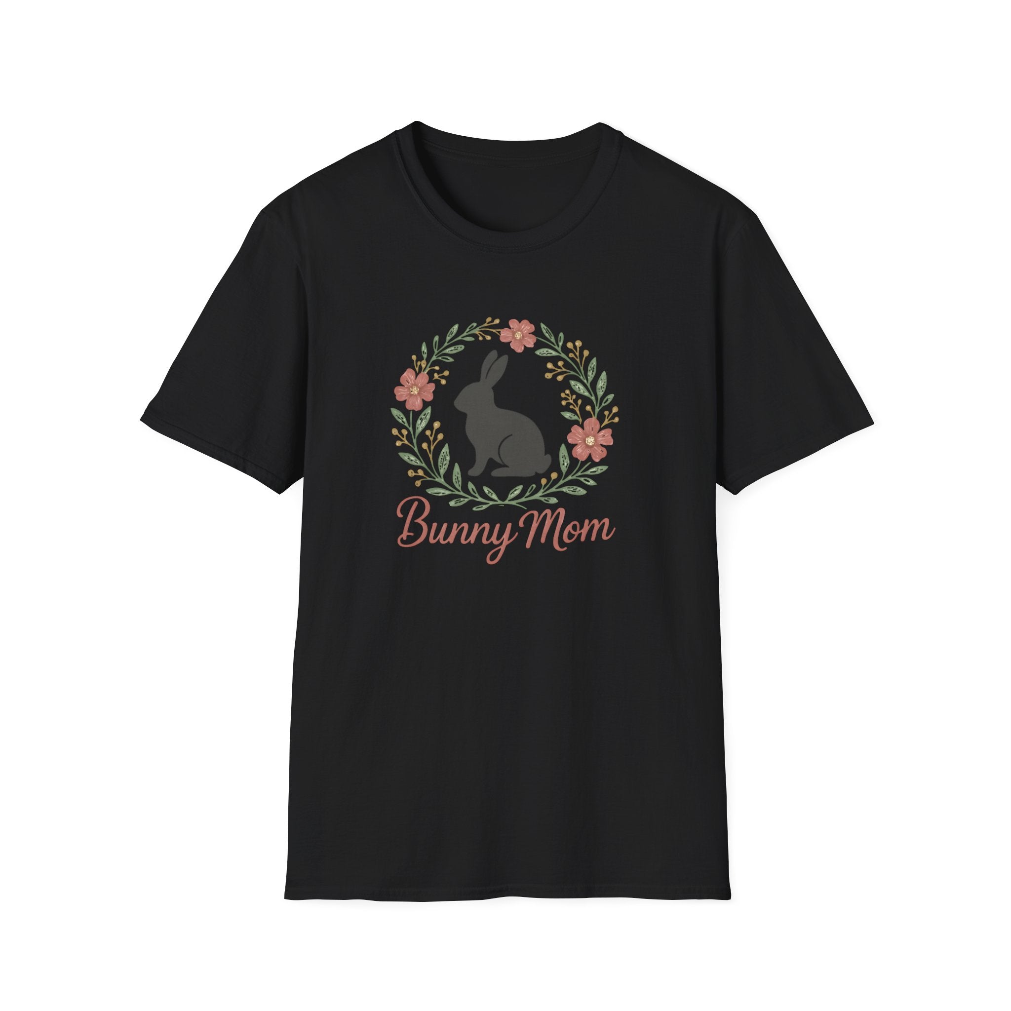 Bunny Mom T-Shirt — Floral Rabbit Mother's Day Tee