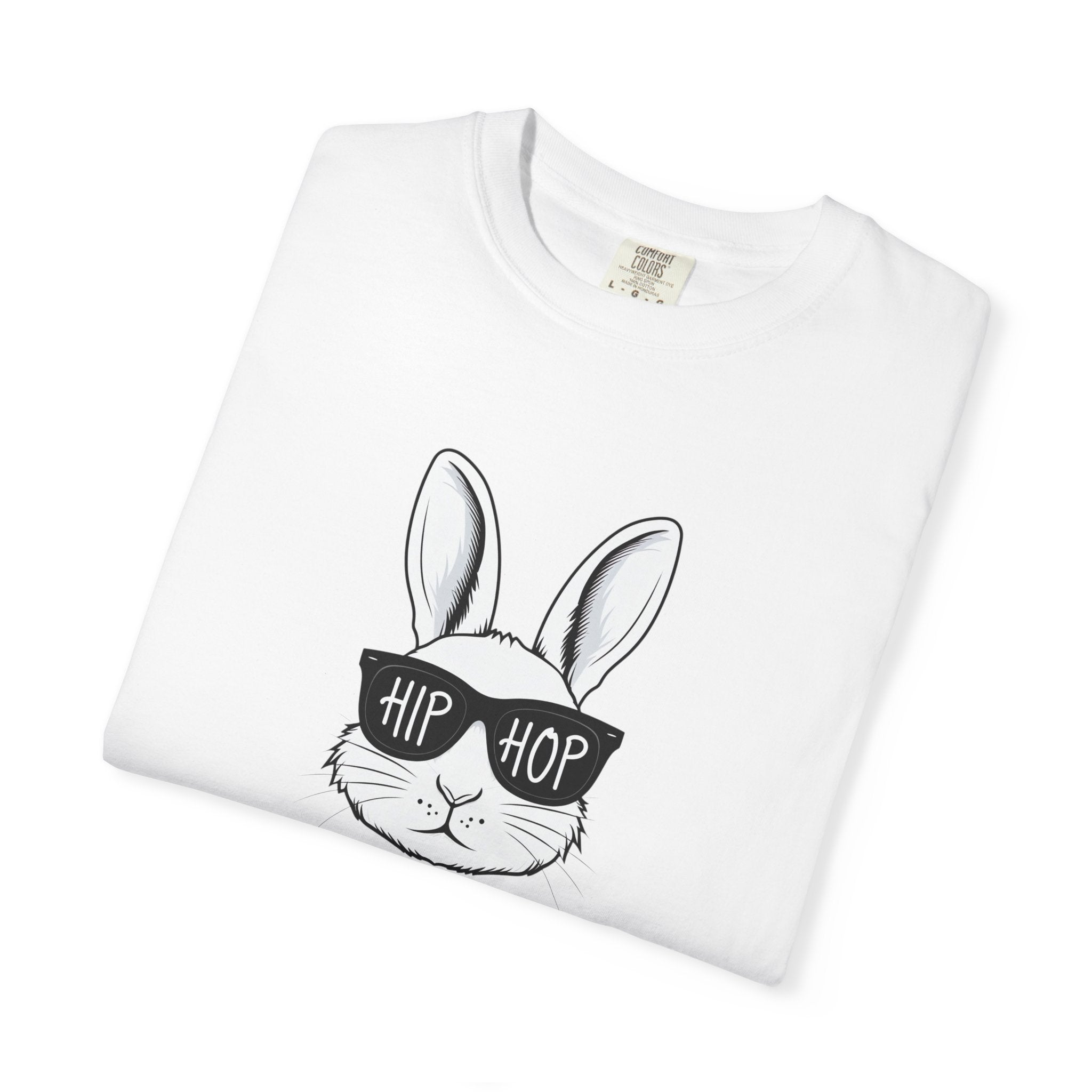 Hip Hop Bunny T-Shirt — Cute Rabbit with Sunglasses Graphic Tee