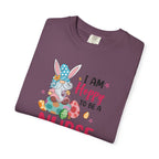 Nurse Bunny T-Shirt — "I Am Hoppy to Be a Nurse" Cute Easter Tee