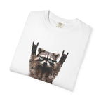 Rock On Raccoon T-Shirt — Cool Sunglasses Graphic Tee