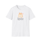 Tiny Paws Big Heart T-Shirt — Cute Hamster Graphic Tee