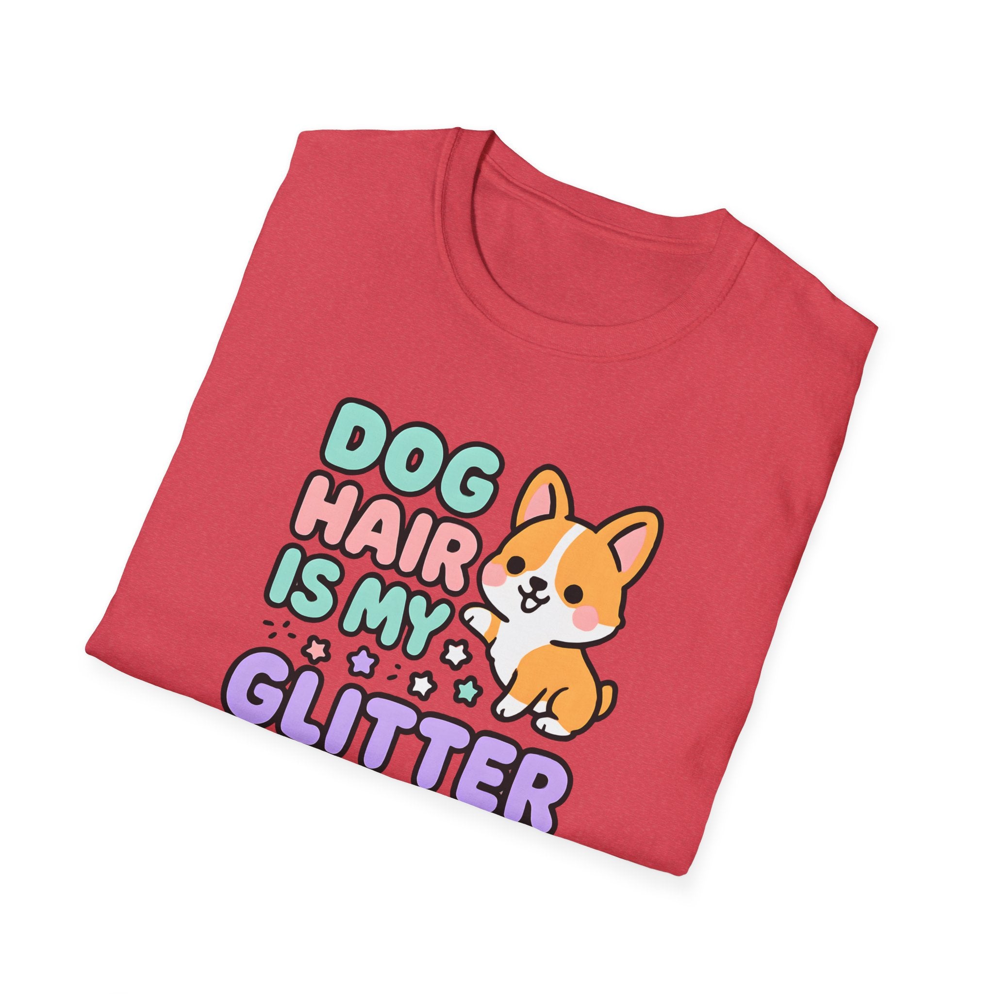 Dog Hair Is My Glitter T-Shirt — Cute Corgi Pet Lover Tee