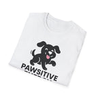 Pawsitive Energy T-Shirt — Cute Happy Puppy Graphic Tee for Dog Lovers
