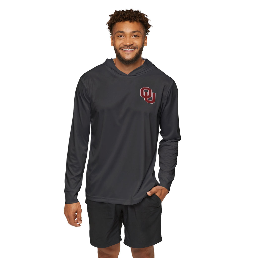 OU Crimson Interlock Lightweight Sports Warmup Hoodie