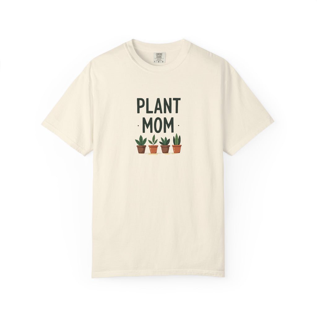 Plant Mom T-Shirt — Cute Potted Plants Graphic Tee for Plant Lovers