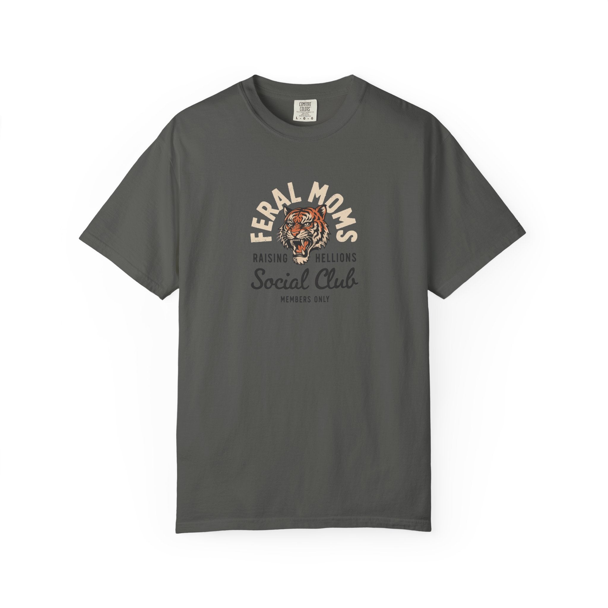 Tiger Social Club T‑Shirt — "Raising Hellions" Graphic Tee
