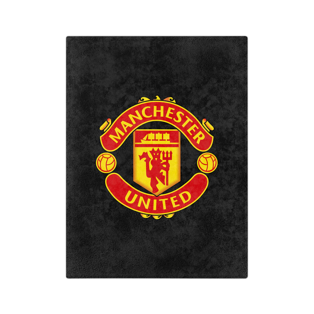 Manchester United Velveteen Microfiber Blanket —