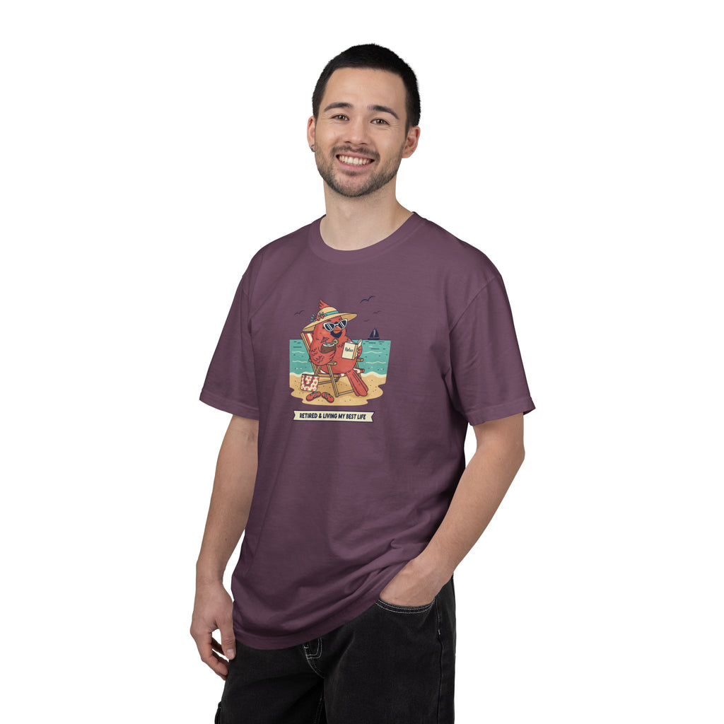 Beach Cardinal Relaxing T-Shirt — Retro Summer Tee