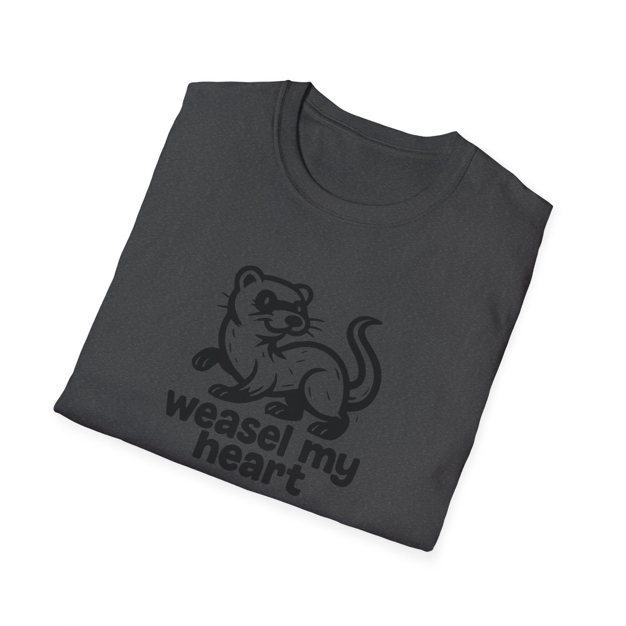 Weasel My Heart T-Shirt — Cute Weasel Illustration Tee