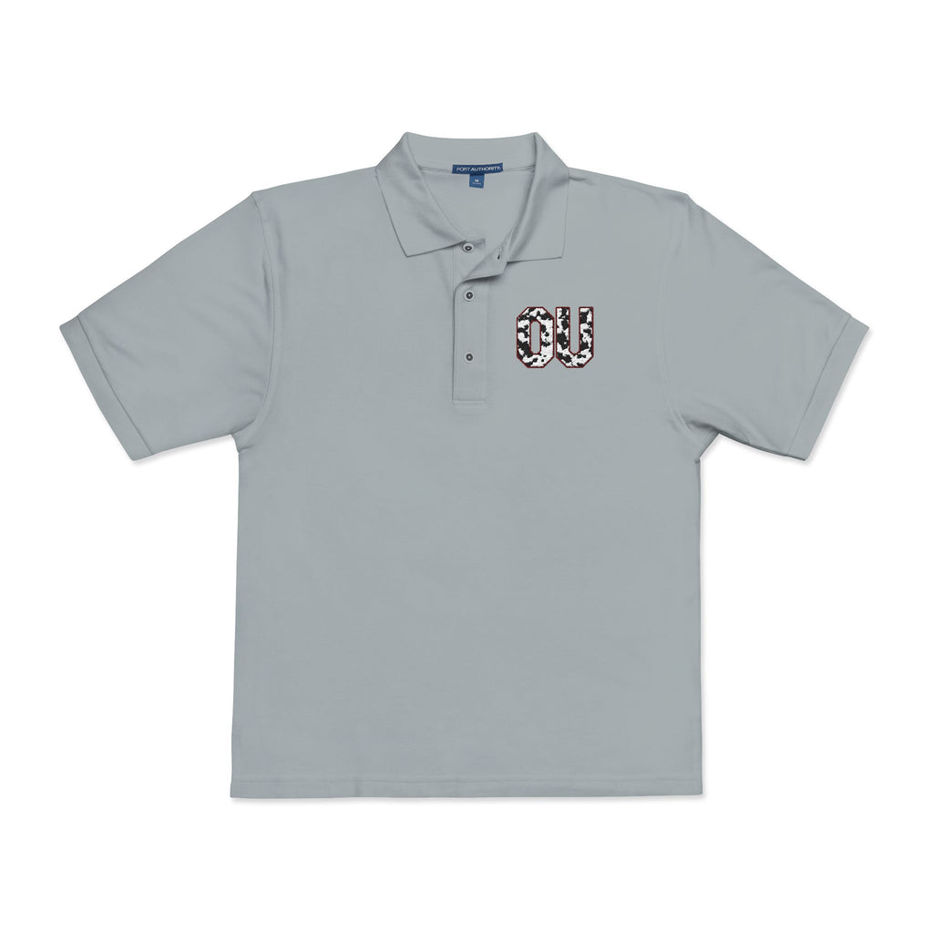 Embroidered 'OU'  Polo Shirt