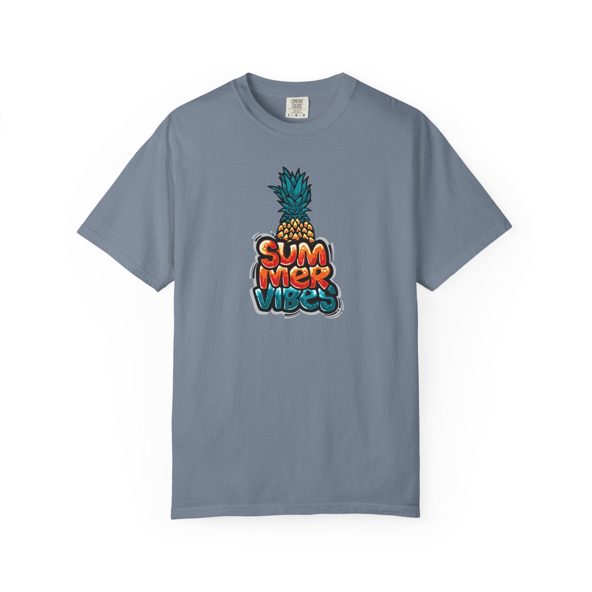 "Summer Vibes" Pineapple Graphic Tee