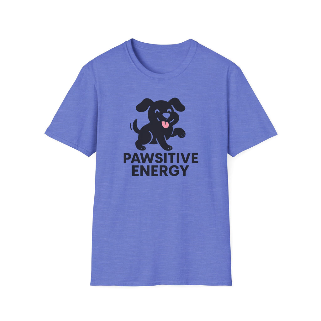 Pawsitive Energy T-Shirt — Cute Happy Puppy Graphic Tee for Dog Lovers
