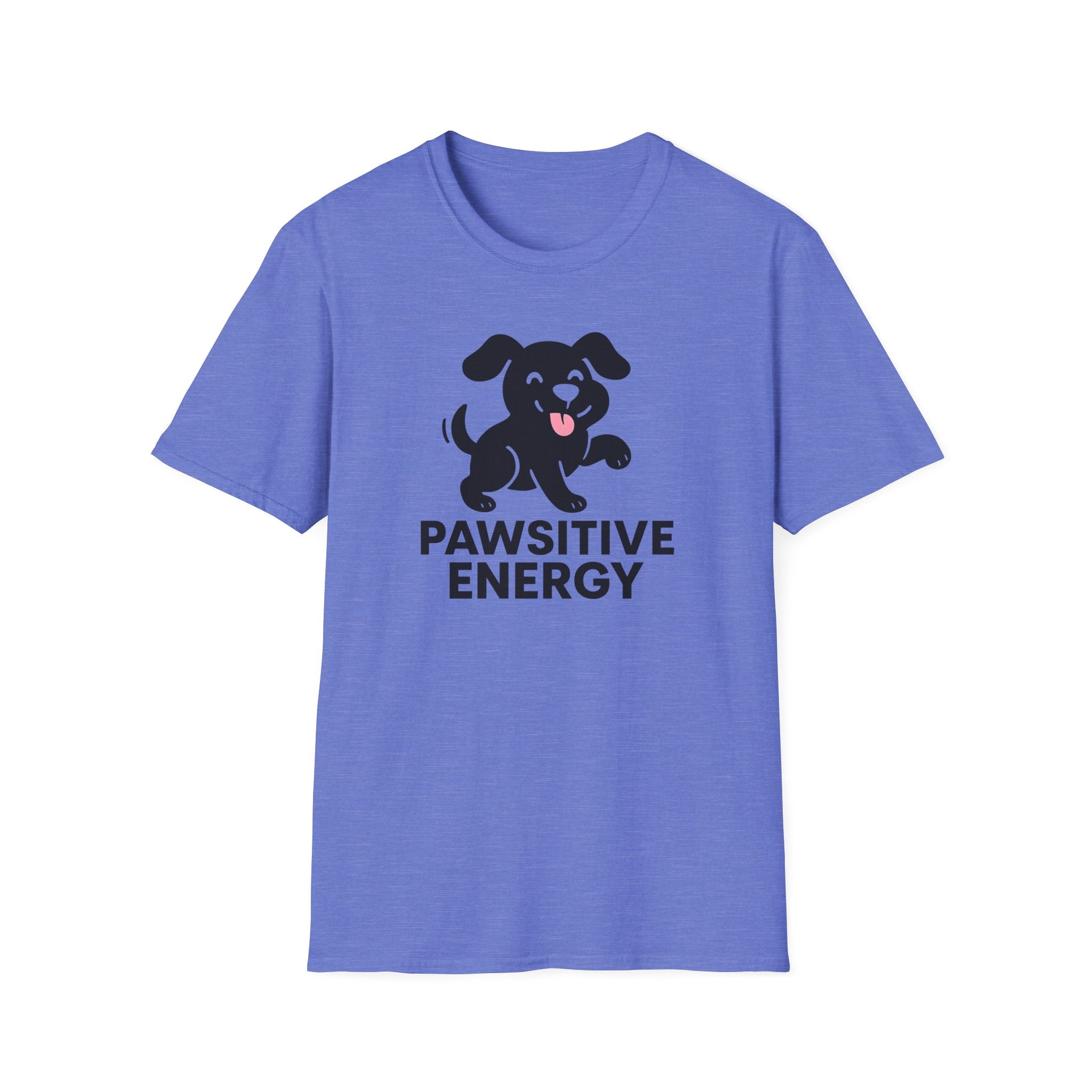 Pawsitive Energy T-Shirt — Cute Happy Puppy Graphic Tee for Dog Lovers