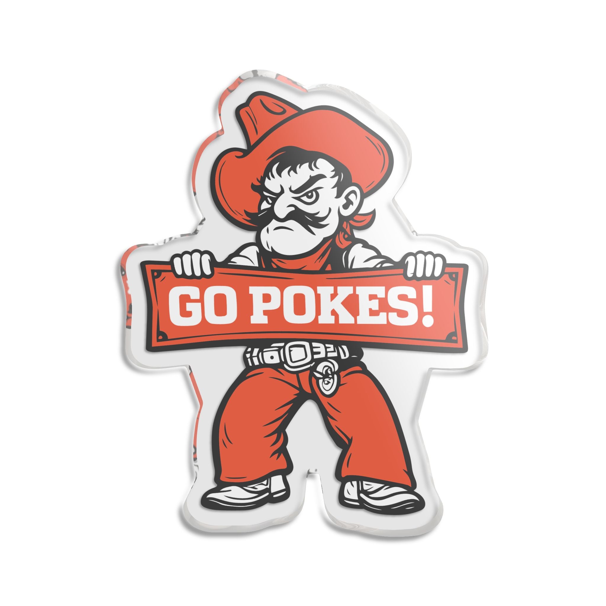 Go Pokes! OSU acrylic statue
