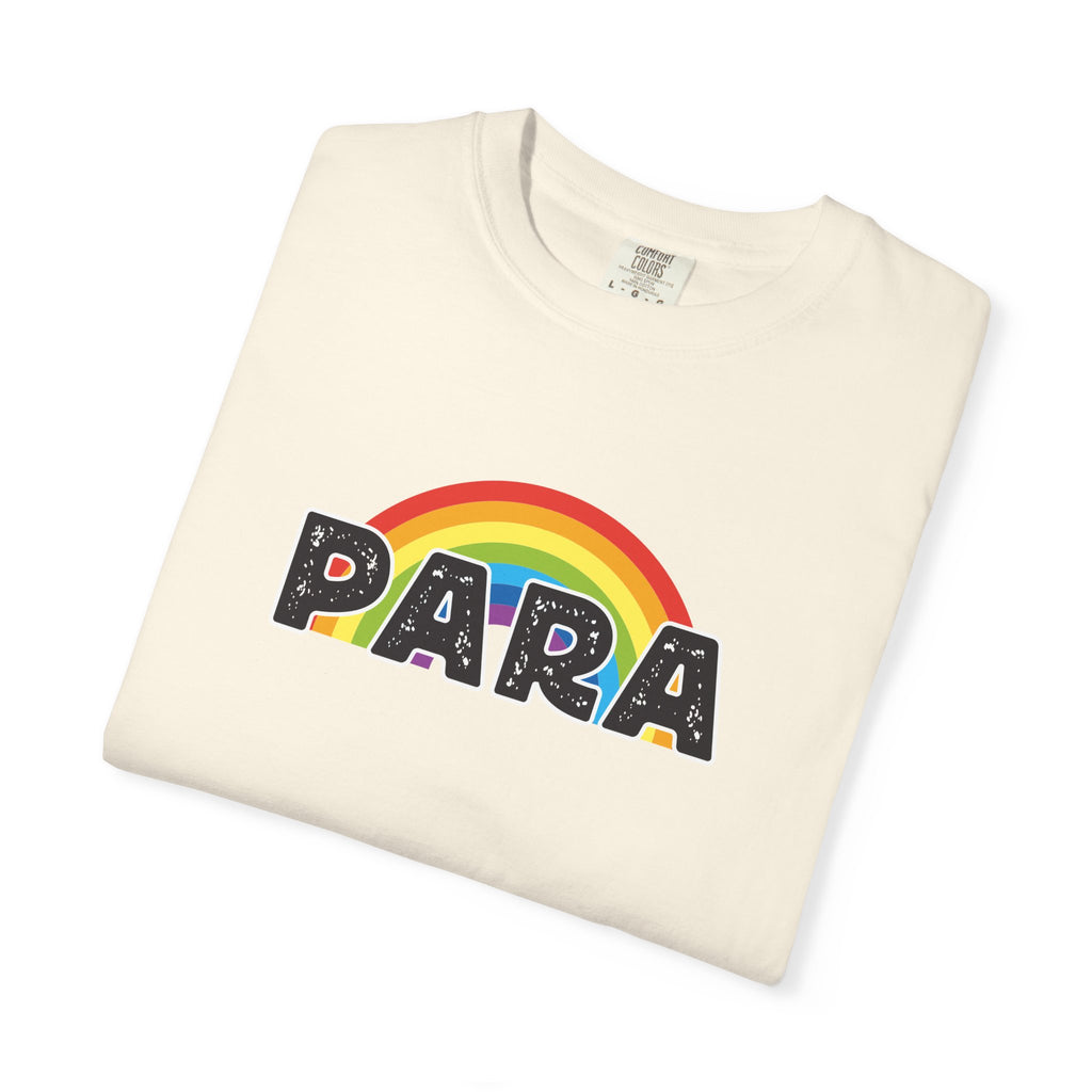 PARA Rainbow Graphic T-Shirt – Colorful Pride-Inspired Lettering