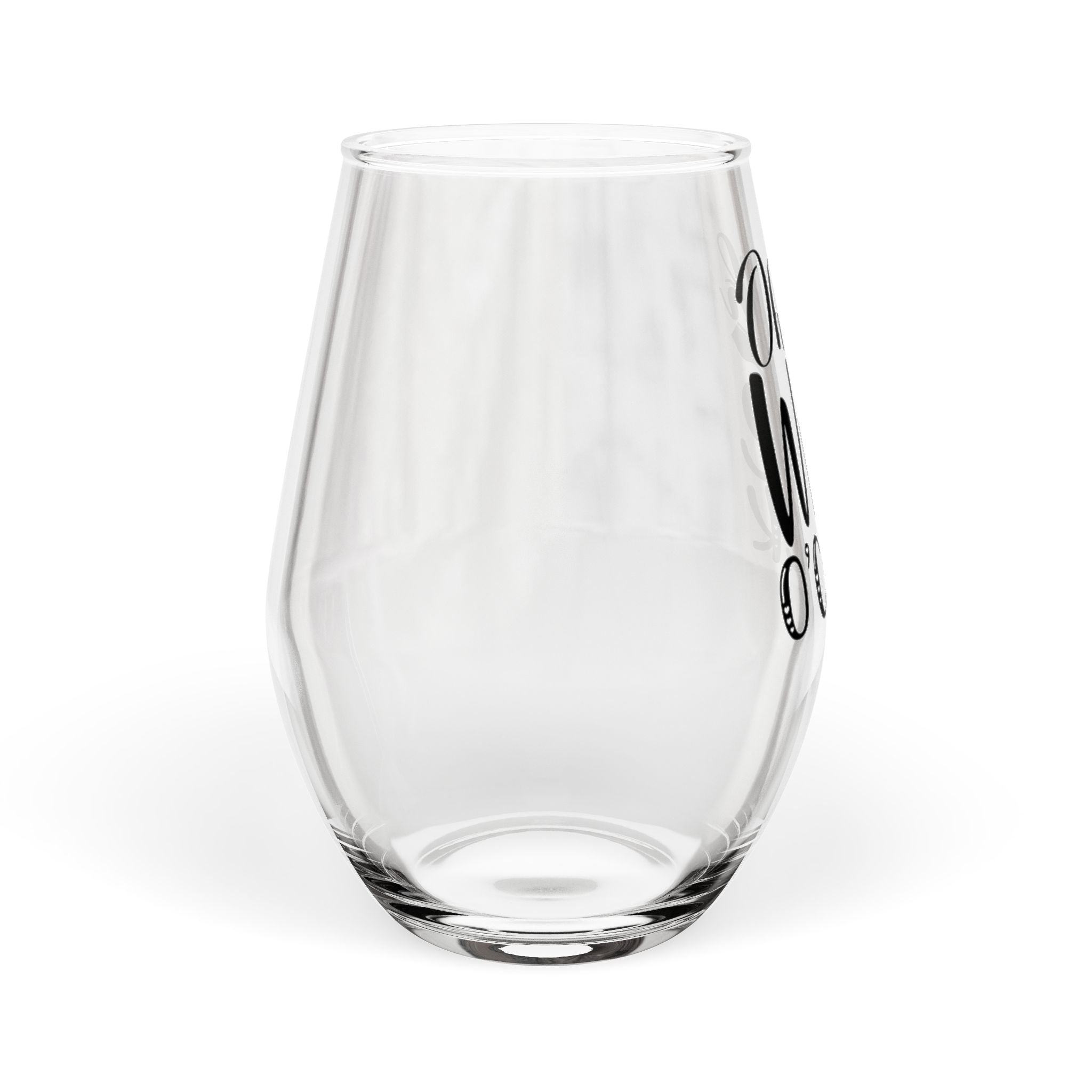 Oh Look It's Wine O'Clock Stemless Wine Glass — 11.75oz