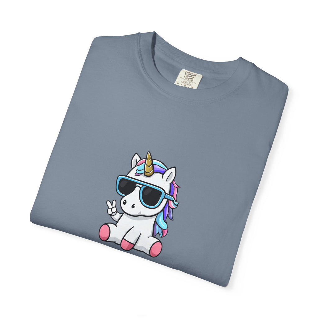 Unicorn Chill T-Shirt — Cute Sunglasses Unicorn Graphic Tee