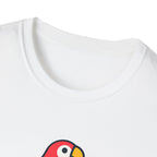 Winging It Parrot T-Shirt — Cute Skateboard Bird Graphic Tee