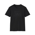 Dog Outline T-Shirt - Cute Happy Puppy Graphic Tee
