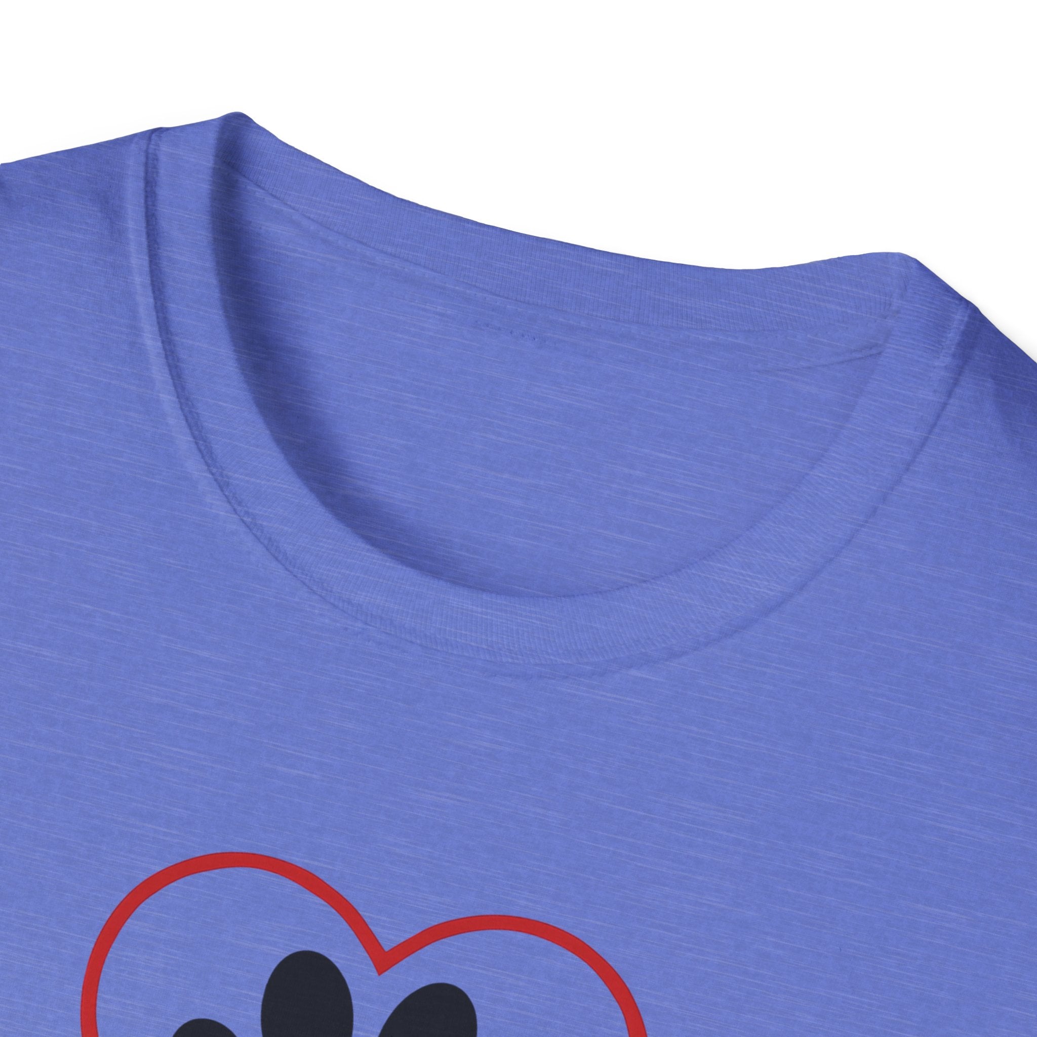 Dog Lover T-Shirt — “The Best Things in Life Are Furry” Paw Heart Tee