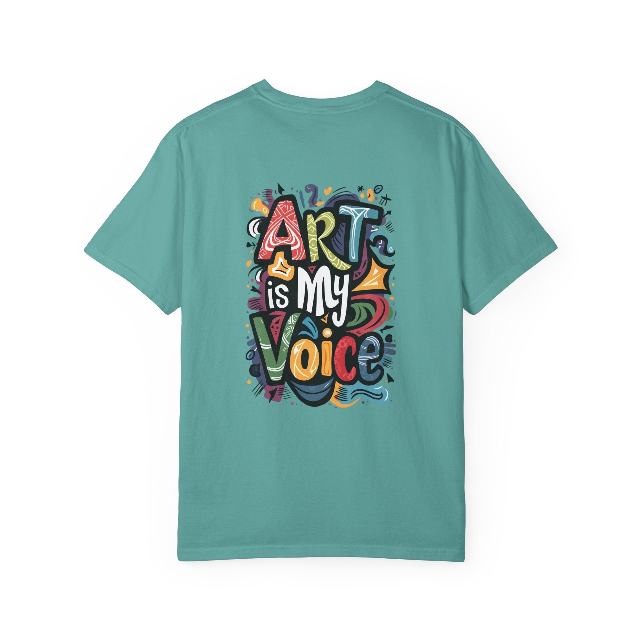 Art Teacher T‑Shirt — "Art is My Voice" Colorful Teacher Shirt