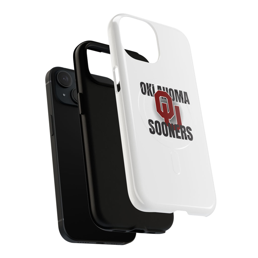 Oklahoma Sooners Tough Magnetic Phone Case — Durable Magnetic Snap-On College iPhone Cover