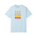 Personalized Teacher T-Shirt – 'Mrs Dunlap' Pencil Design