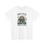"Born to Read, Forced to Work" Book Lover Graphic Tee