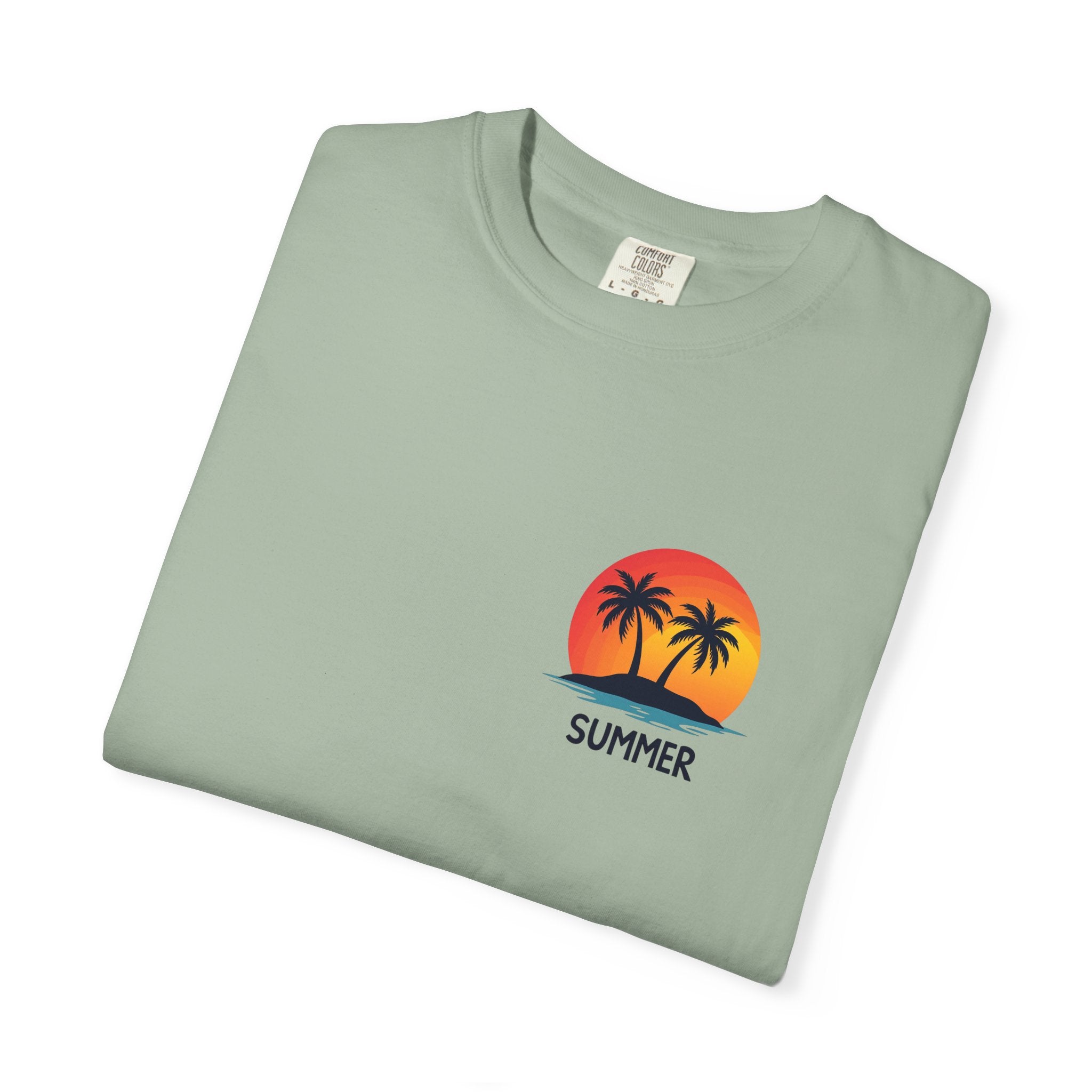 Summer Palm T-Shirt — Sunset Graphic Tee