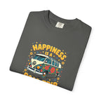 Road Trip T-Shirt — "Happiness Is A Road Trip" Vintage Camper Tee