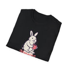 Morning Hopper Bunny T-Shirt — Cute Coffee Rabbit Tee