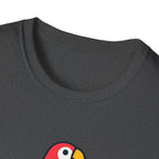Winging It Parrot T-Shirt — Cute Skateboard Bird Graphic Tee