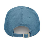 Embroidered Denim Hat "Summer Vibes Only" - Pink Flamingo Cap