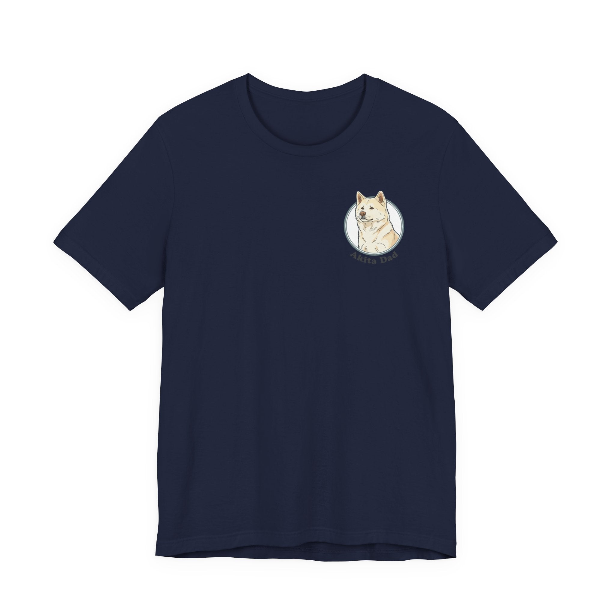 Akita Dad T-Shirt — Cute Akita Dog Graphic Tee for Dog Lovers