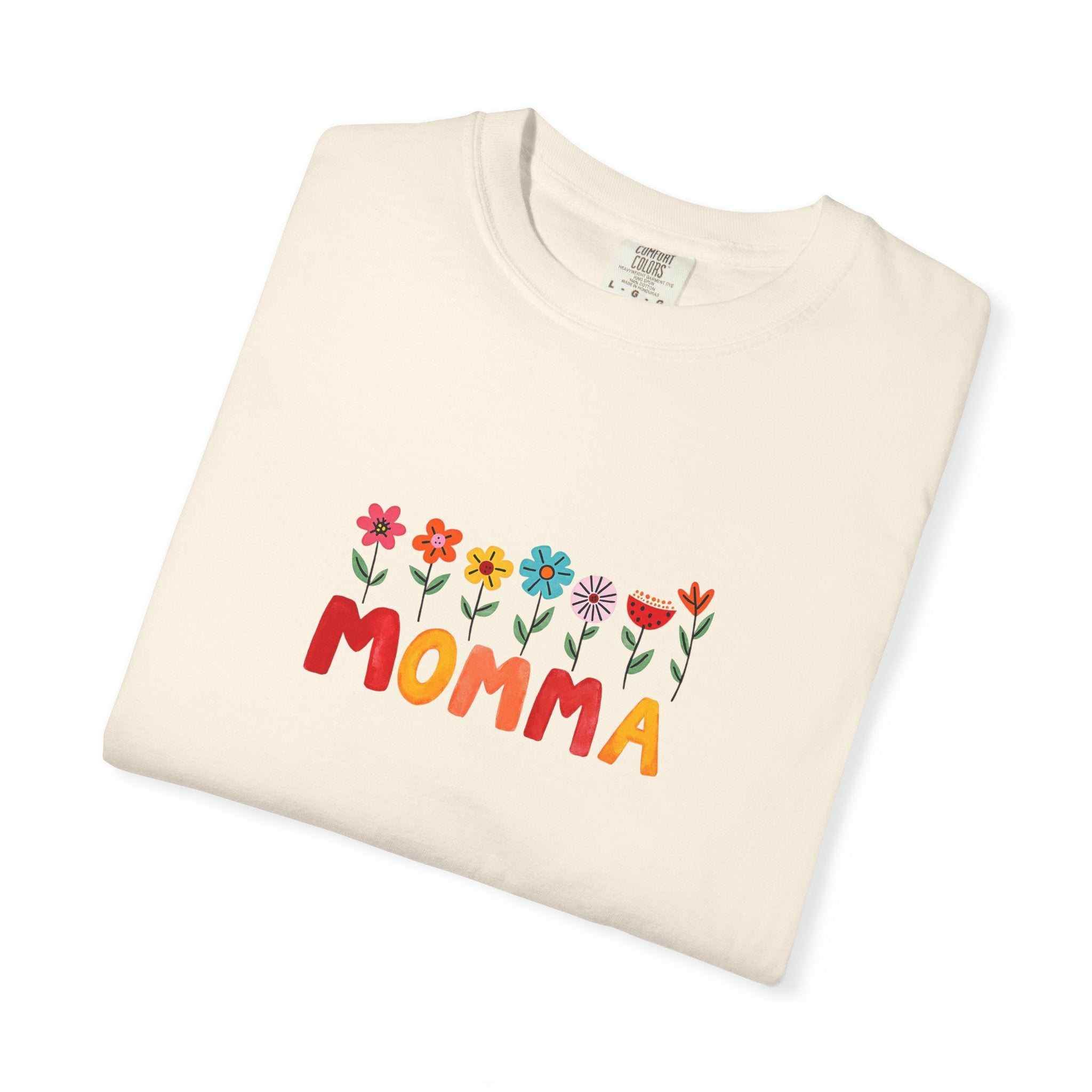 Momma Floral T-Shirt — Cute Colorful 'MOMMA' Mother's Day Tee