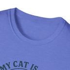 Cat Therapist T-Shirt — "My Cat Is My Therapist" Funny Cat Lover Tee