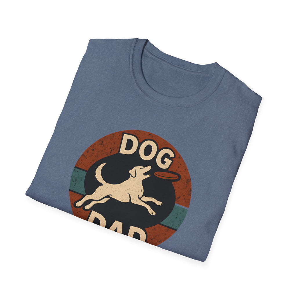 Dog Dad T-Shirt – Retro Running Dog Graphic, Funny Father’s Day Gift for Pet Owners