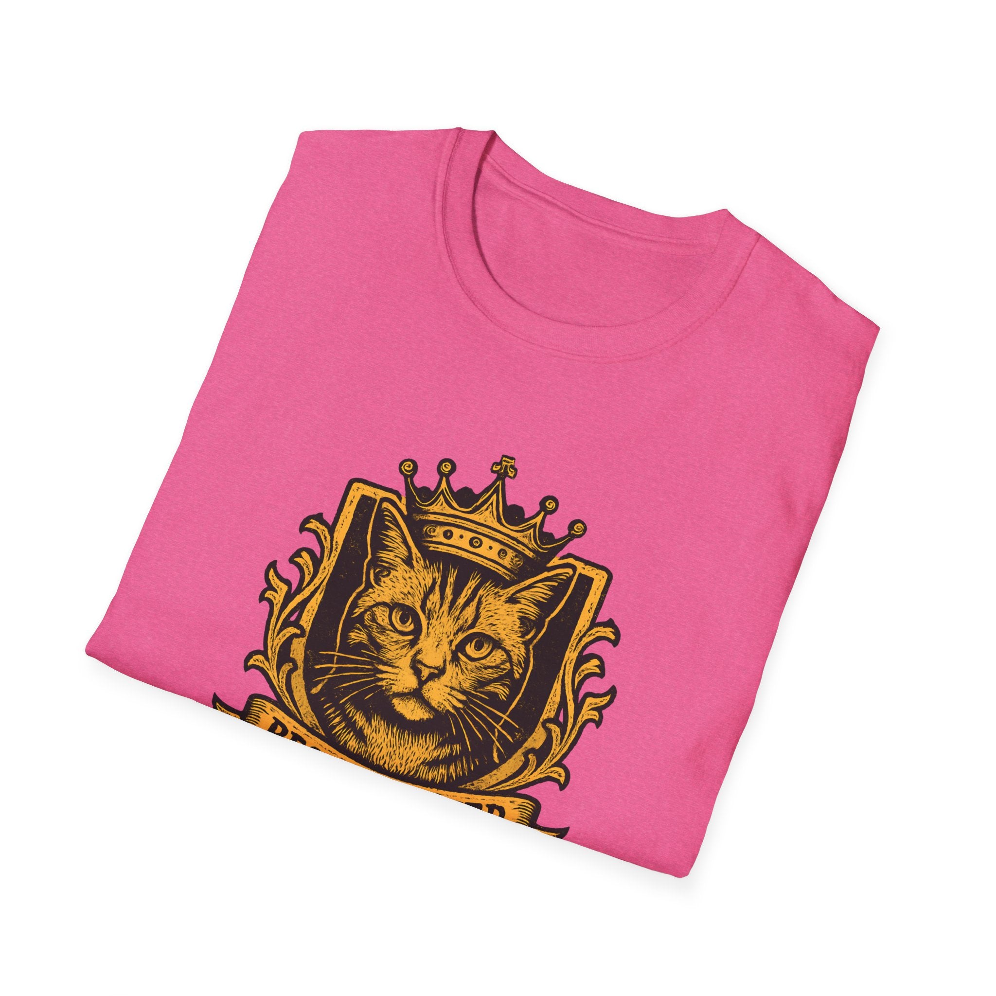 Cat Crest T-Shirt — "Best Cat Ever" Vintage Royal Cat Tee