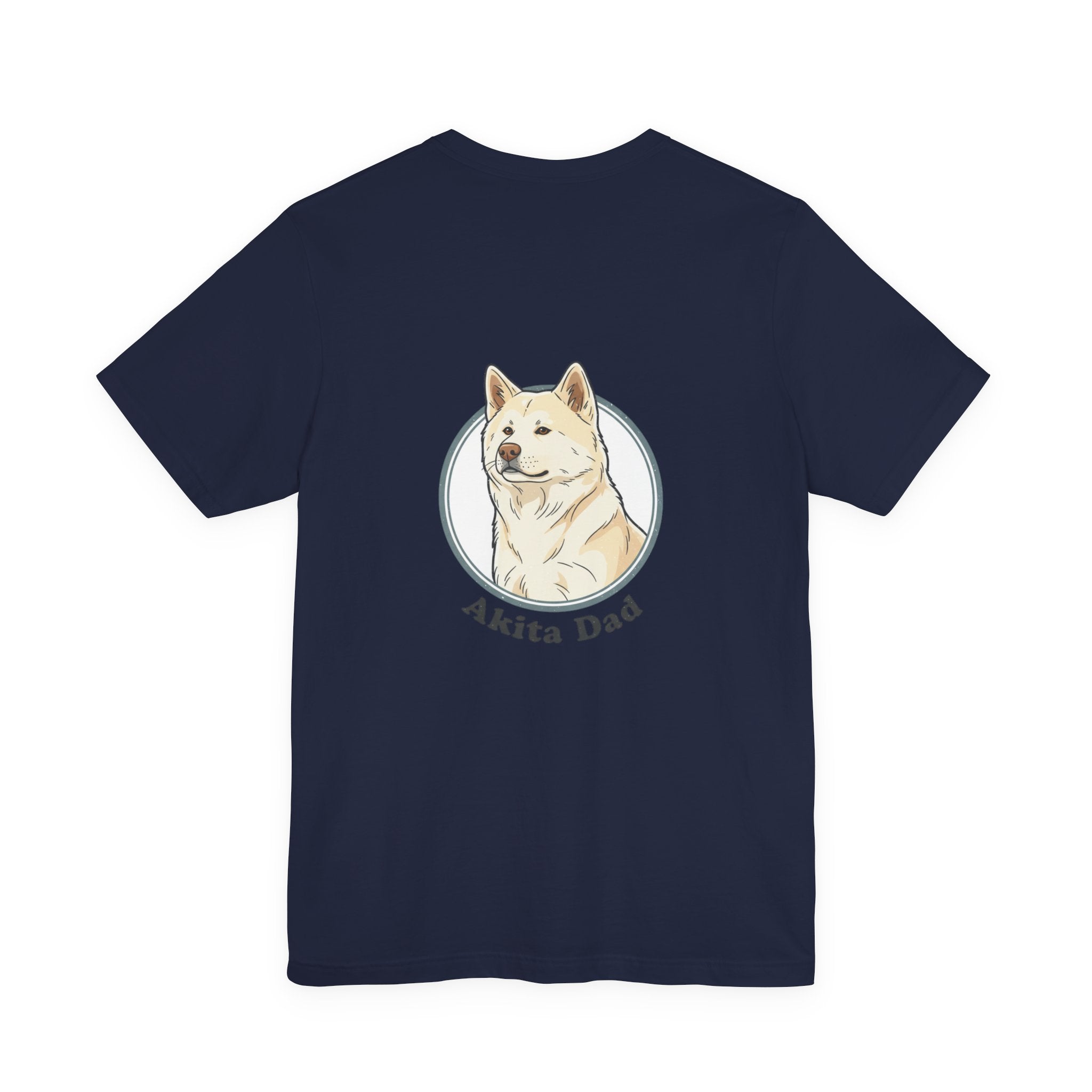 Akita Dad T-Shirt — Cute Akita Dog Graphic Tee for Dog Lovers
