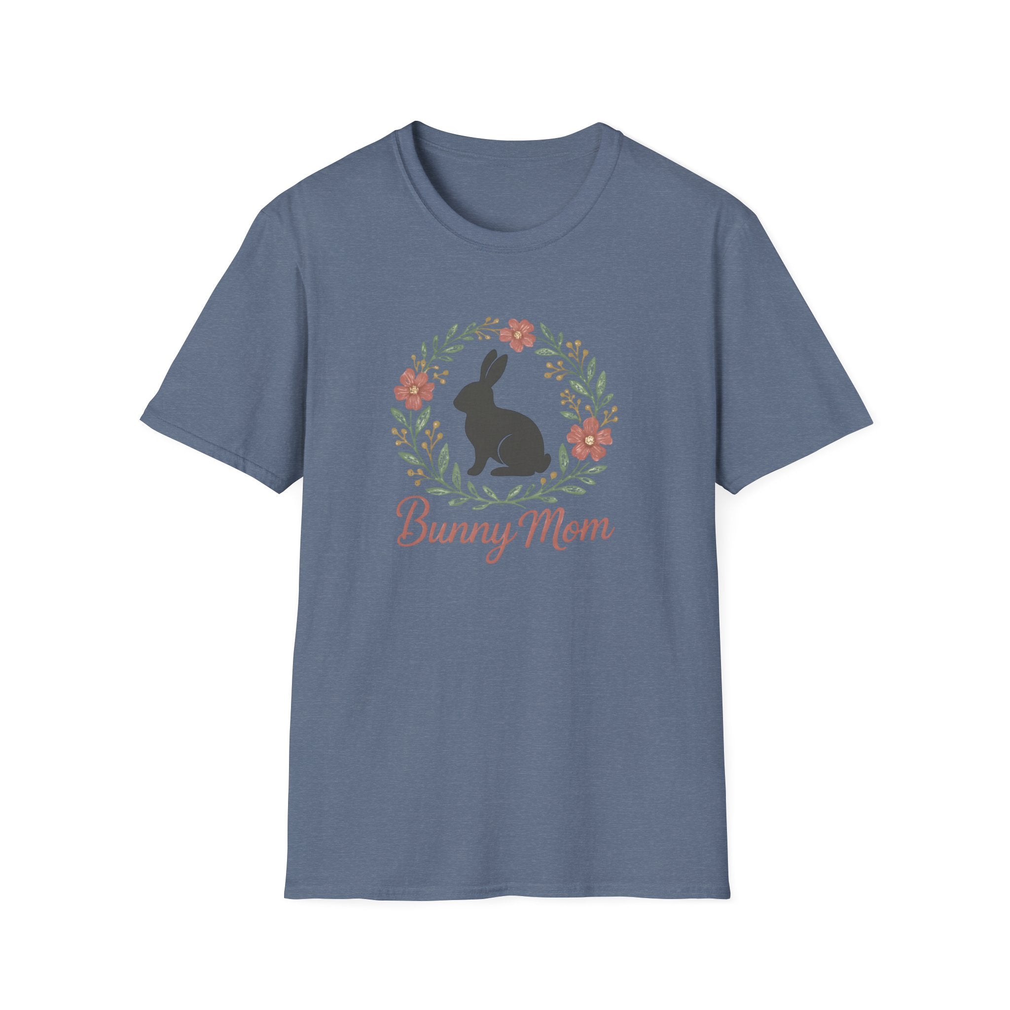 Bunny Mom T-Shirt — Floral Rabbit Mother's Day Tee