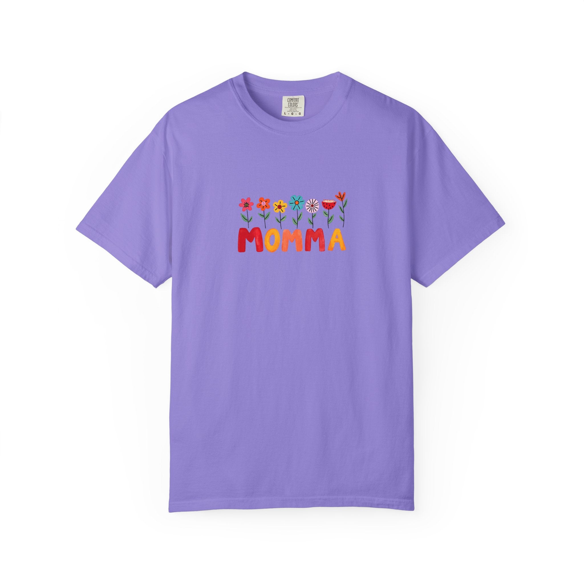 Momma Floral T-Shirt — Cute Colorful 'MOMMA' Mother's Day Tee