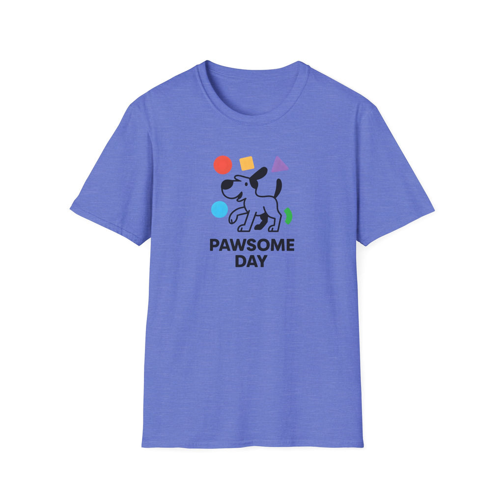Pawsome Day Dog T‑Shirt – Cute Paw Print Graphic Tee for Dog Lovers